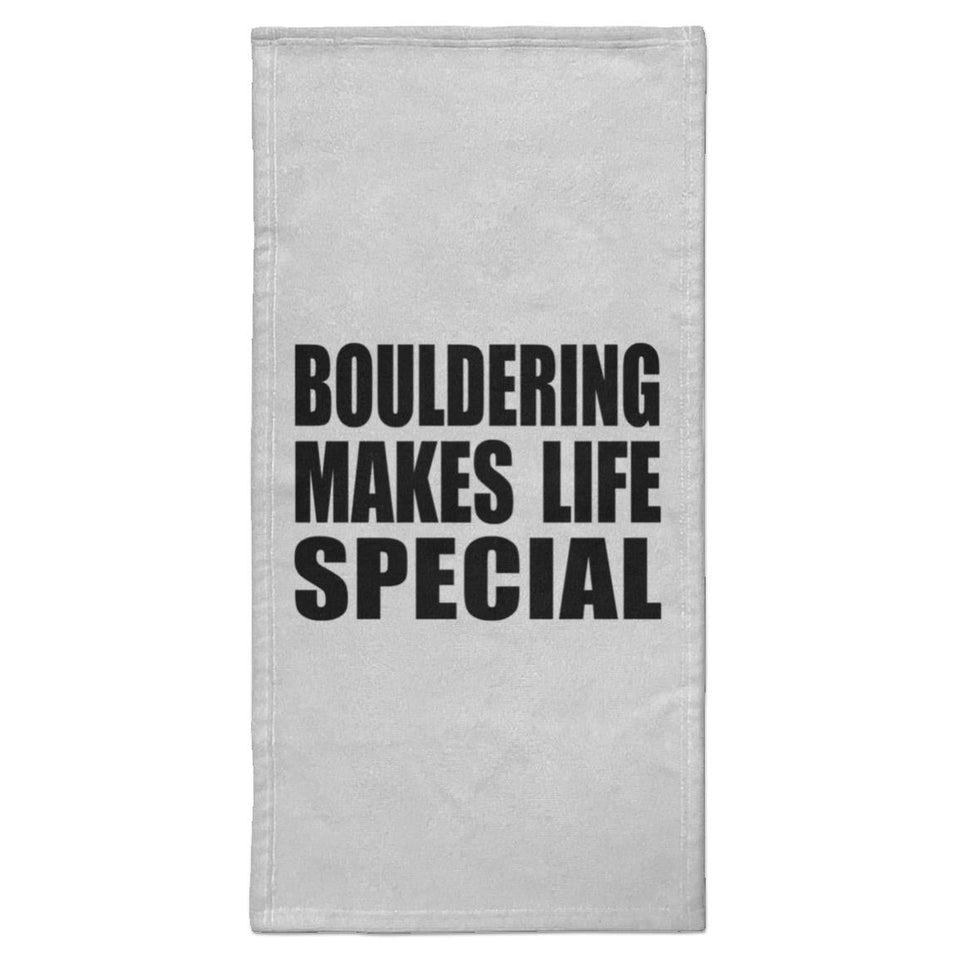 Bouldering Makes Life Special - Hand Towel
