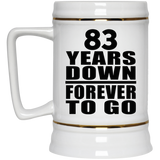 83rd Anniversary 83 Years Down Forever to Go - Beer Stein