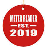 Meter Reader Established EST. 2019 - Circle Ornament