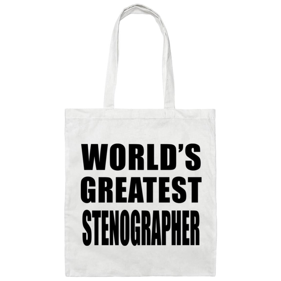 World's Greatest Stenographer - Tote Bag White