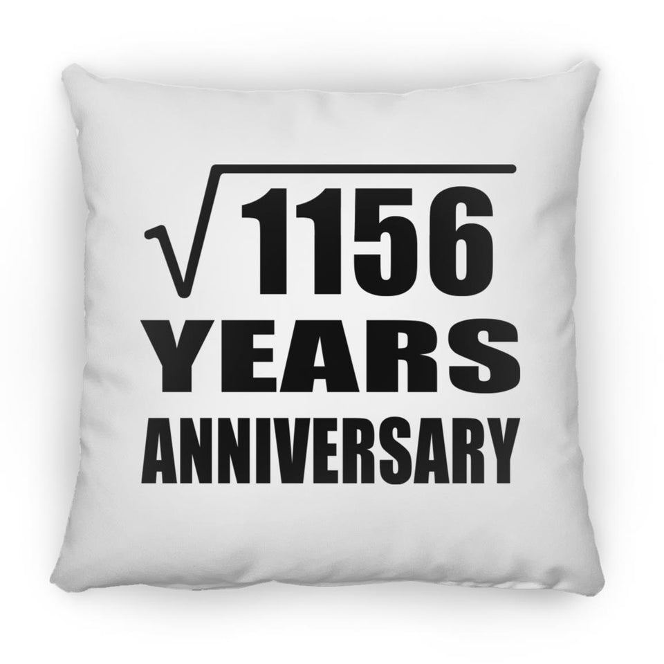 34th Anniversary Square Root of 1156 Years Anniversary - Throw Pillow
