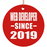 Web Developer Since 2019 - Circle Ornament