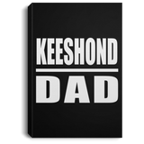 Keeshond Dad - Canvas Portrait