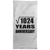 32nd Anniversary Square Root of 1024 Years Anniversary - Hand Towel