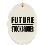 Future Stockbroker - Oval Ornament