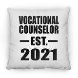 Vocational Counselor Established EST. 2021 - Throw Pillow
