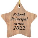 School Principal Since 2022 - Star Ornament C