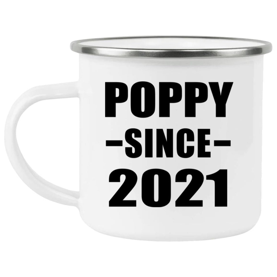 Poppy Since 2021 - 12oz Camping Mug