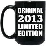 11th Birthday Original 2013 Limited Edition - 15oz Coffee Mug Black