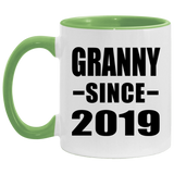 Granny Since 2019 - 11oz Accent Mug Green