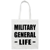 Military General Life - Tote Bag White