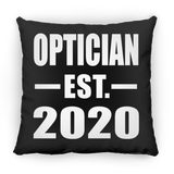 Optician Established EST. 2020 - Throw Pillow Black
