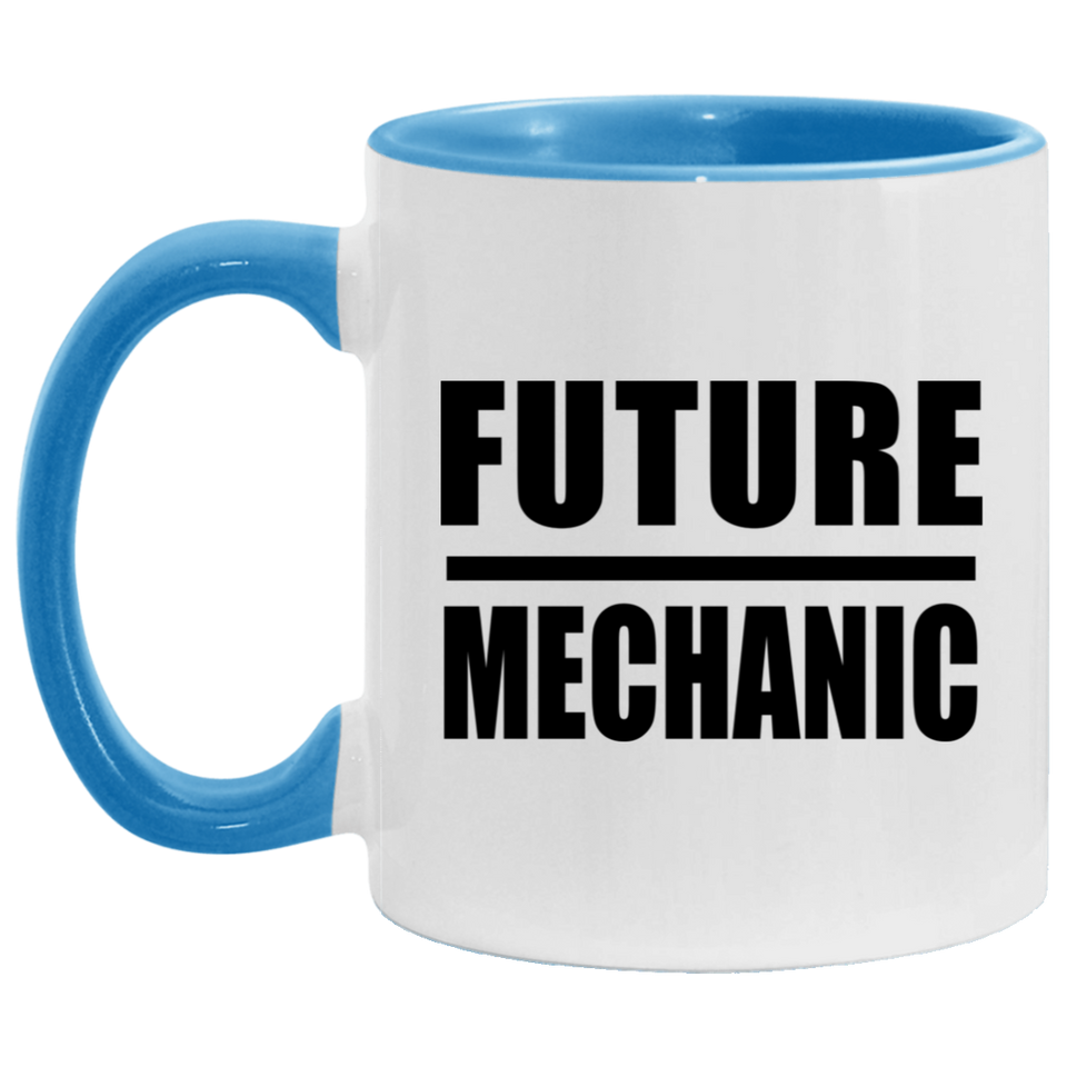 Future Mechanic - 11oz Accent Mug Blue