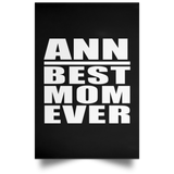 Ann Best Mom Ever - Poster Portrait
