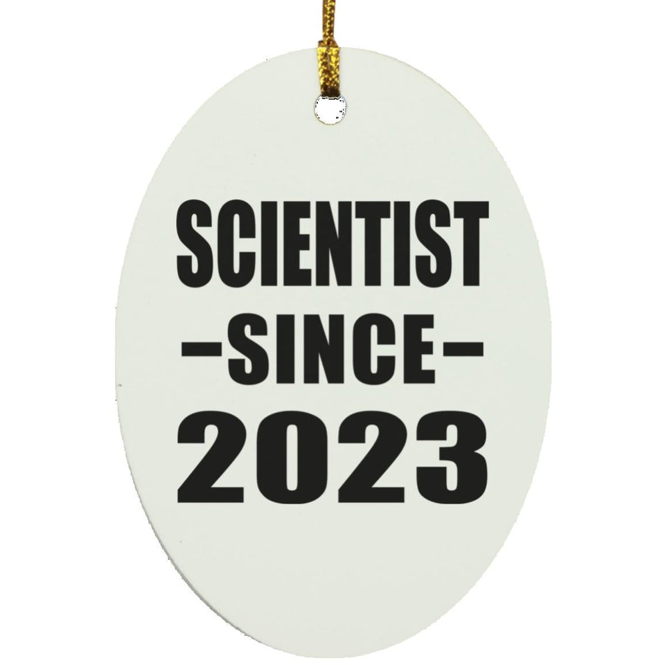 Scientist Since 2023 - Oval Ornament