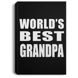 World's Best Grandpa - Canvas Portrait