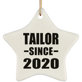 Tailor Since 2020 - Star Ornament