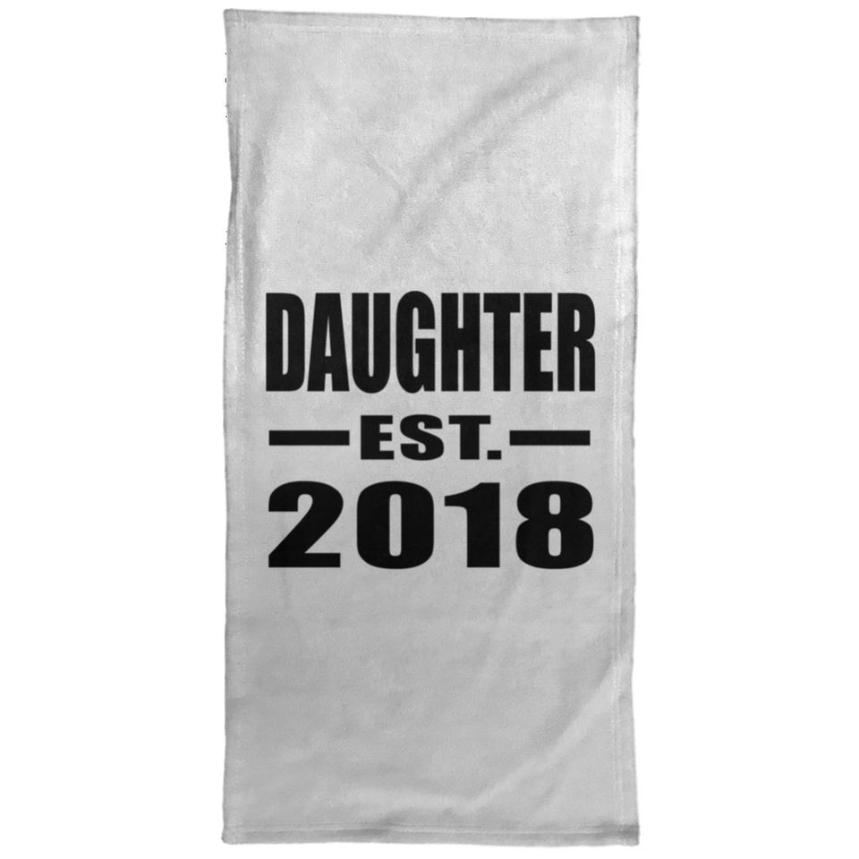 Daughter Established EST. 2018 - Hand Towel