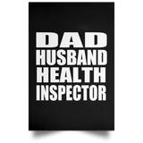 Dad Husband Health Inspector - Poster Portrait