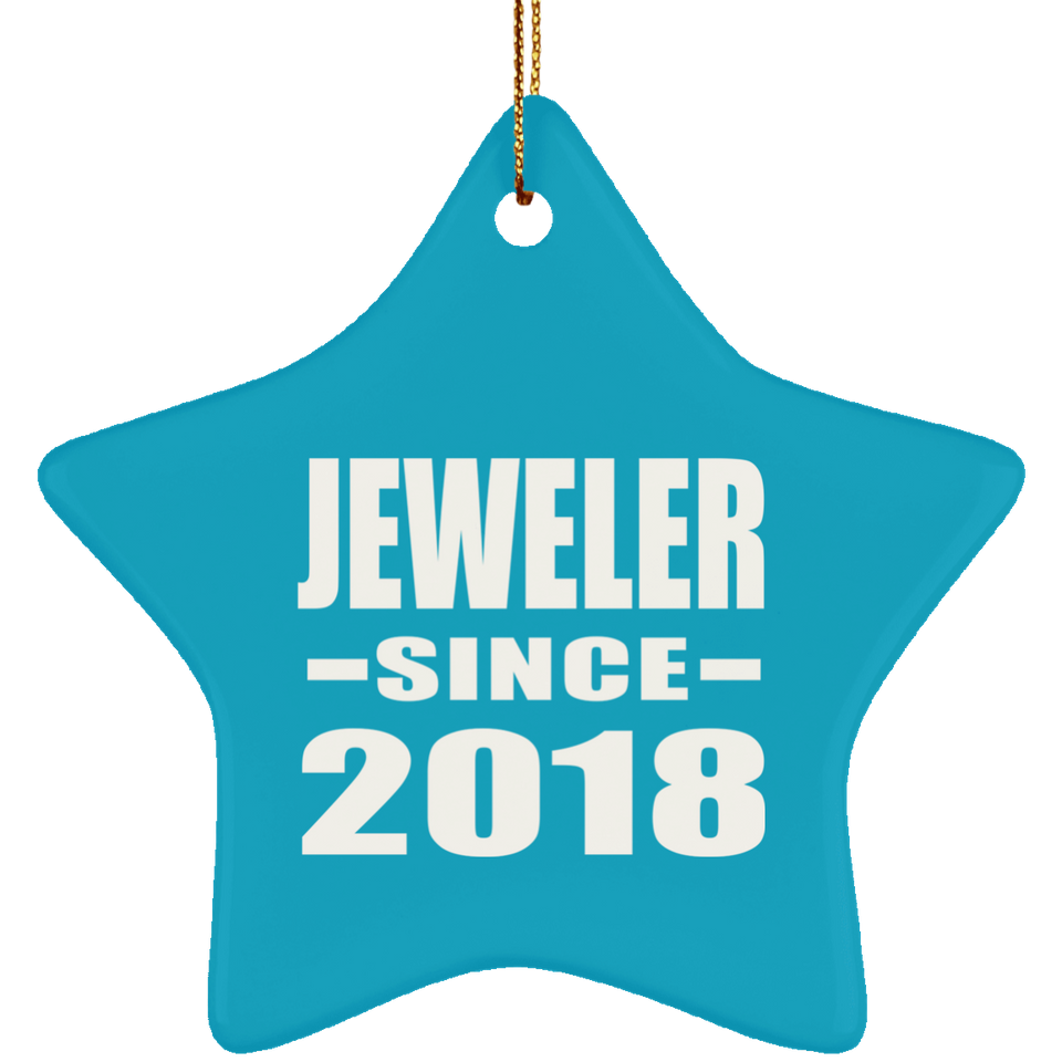 Jeweler Since 2018 - Star Ornament