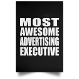 Most Awesome Advertising Executive - Poster Portrait