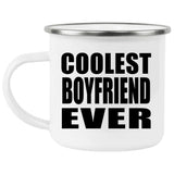 Coolest Boyfriend Ever - 12oz Camping Mug