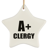 A+ Clergy - Star Ornament