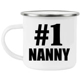 Number One #1 Nanny - 12oz Camping Mug
