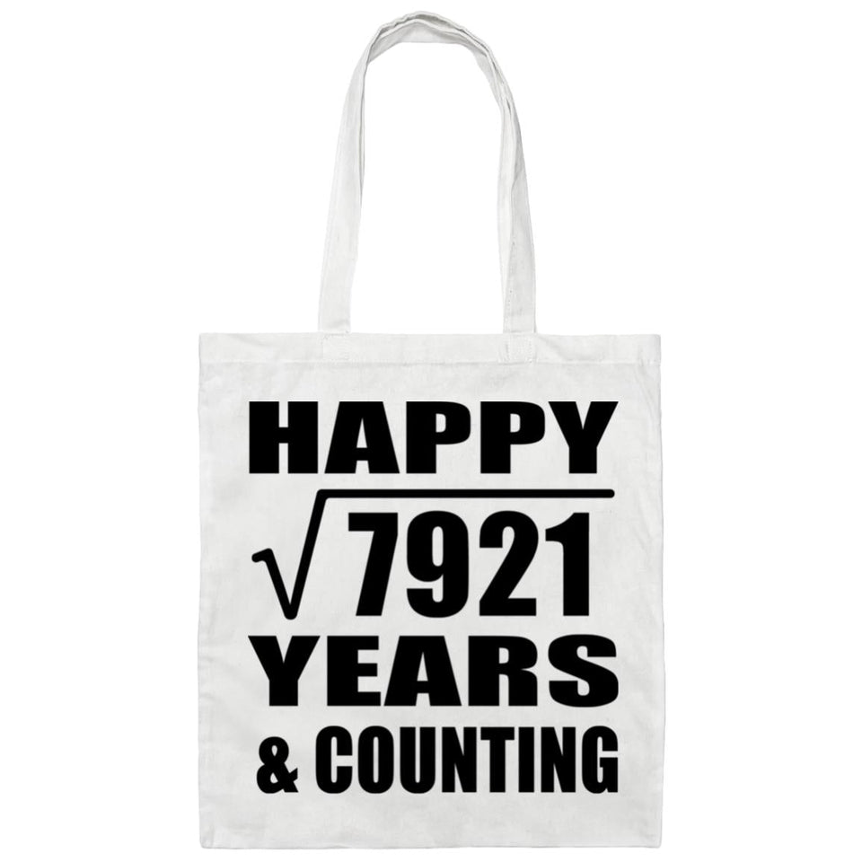 Happy 89th Anniversary Square Root of 7921 Years & Counting - Tote Bag White