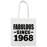 56th Birthday Fabulous Since 1968 - Tote Bag White