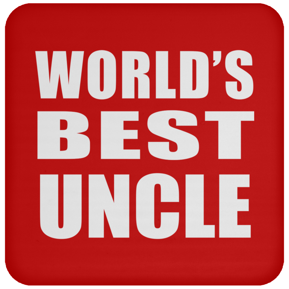 World's Best Uncle - Drink Coaster