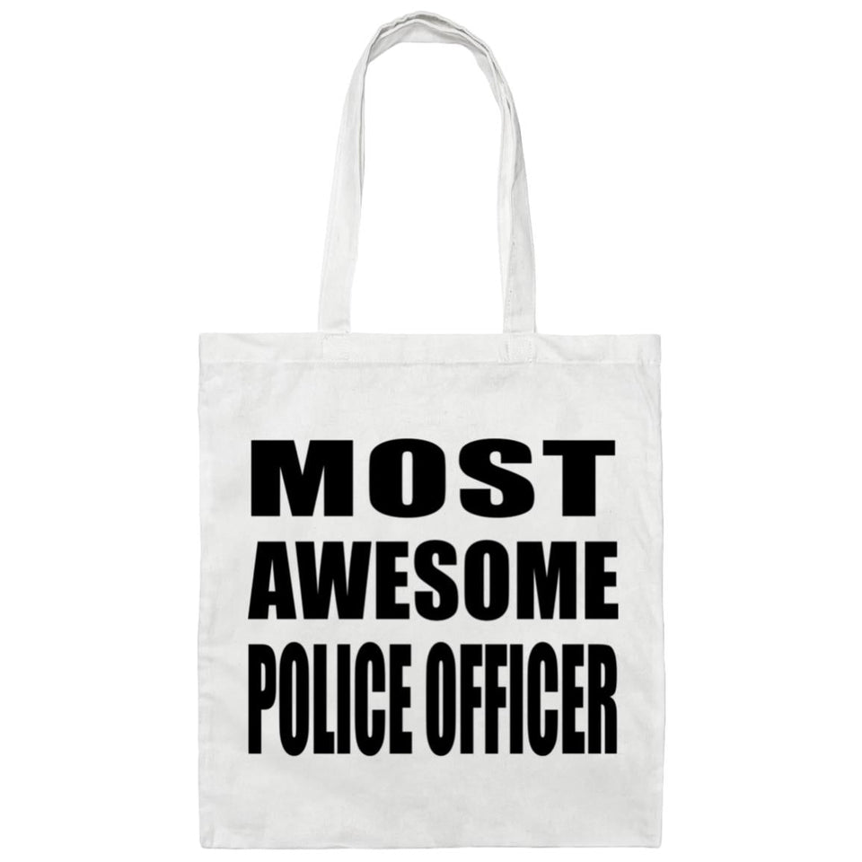 Most Awesome Police Officer - Tote Bag White