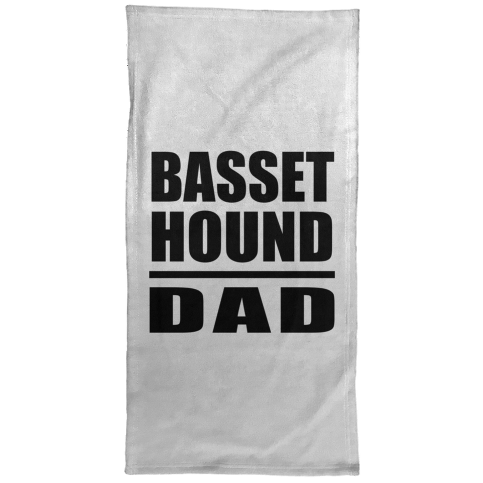 Basset Hound Dad - Hand Towel