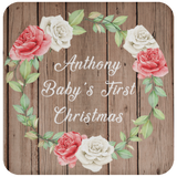 Anthony Baby's First Christmas - Drink Coaster B