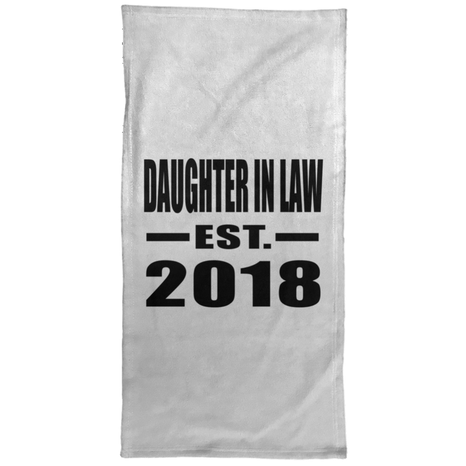 Daughter In Law Established EST. 2018 - Hand Towel