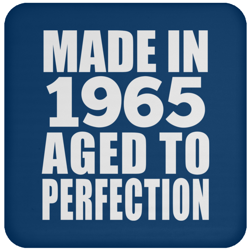 59th Birthday Made In 1965 Aged to Perfection - Drink Coaster