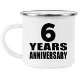 6th Anniversary 6 Years - 12oz Camping Mug
