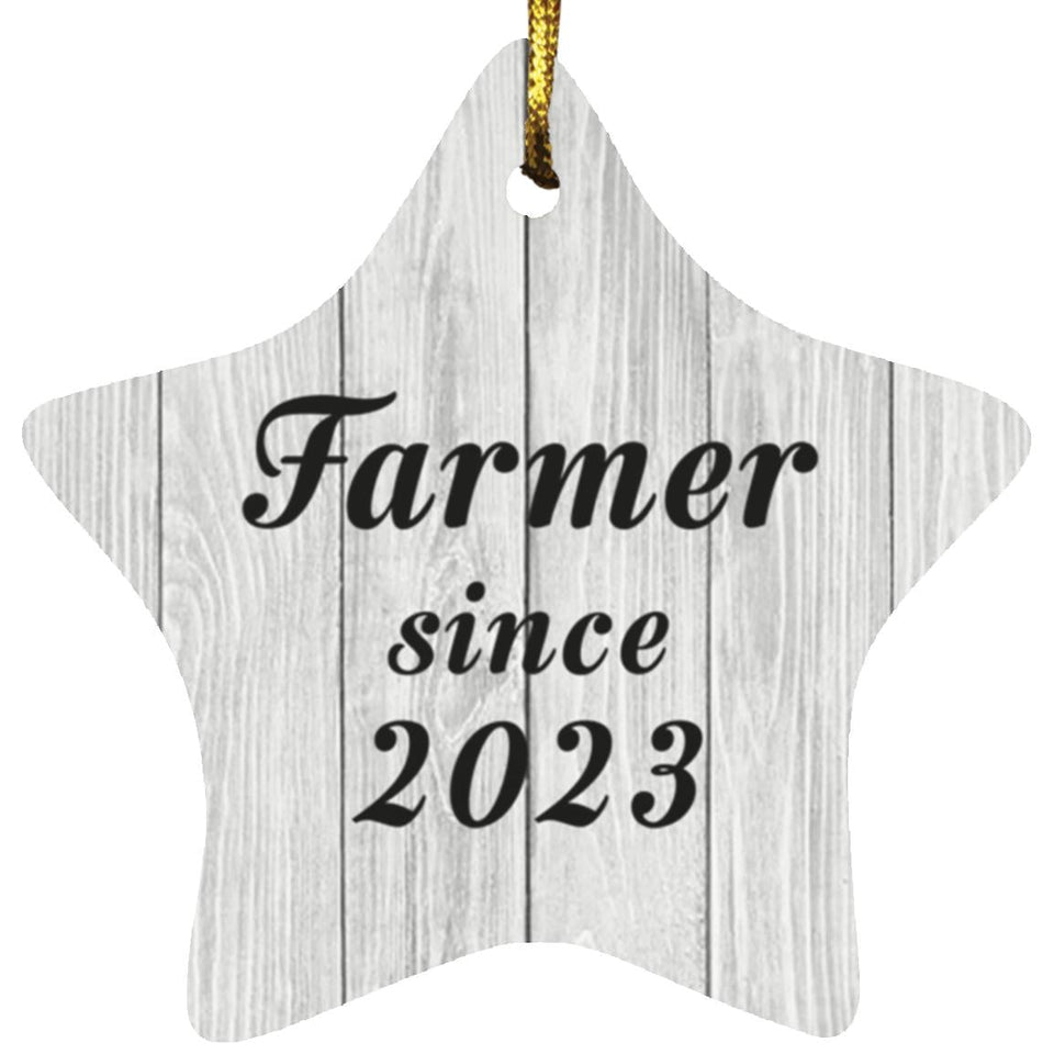 Farmer Since 2023 - Star Ornament F