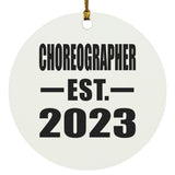 Choreographer Established EST. 2023 - Circle Ornament