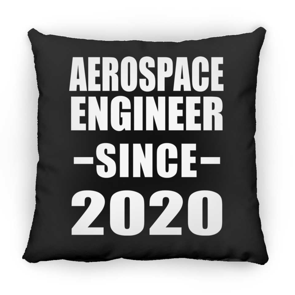 Aerospace Engineer Since 2020 - Throw Pillow Black