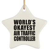 World's Okayest Air Traffic Controller - Star Ornament
