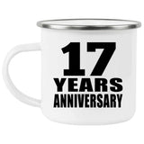17th Anniversary 17 Years - 12oz Camping Mug