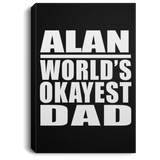 Alan World's Okayest Dad - Canvas Portrait