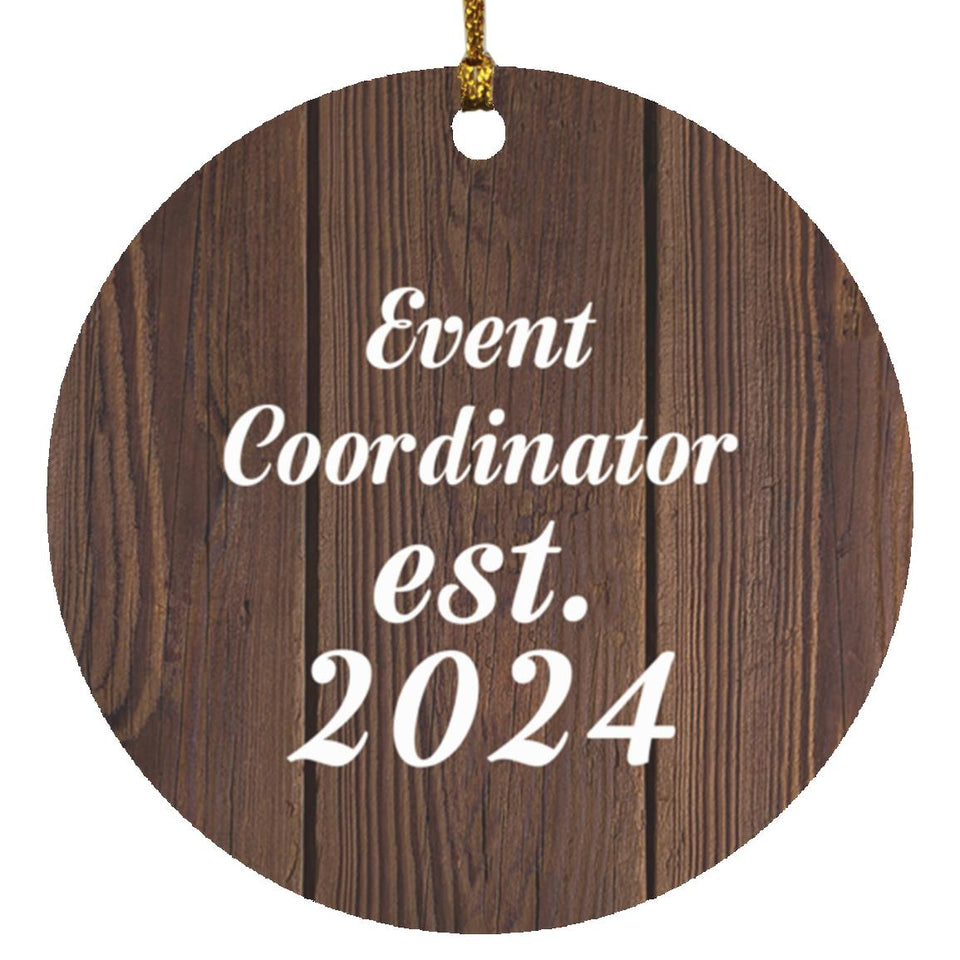 Event Coordinator Established Est. 2024 - Circle Ornament D