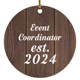 Event Coordinator Established Est. 2024 - Circle Ornament D