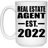 Real Estate Agent Established EST. 2022 - 15oz Coffee Mug