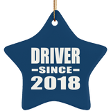 Driver Since 2018 - Star Ornament
