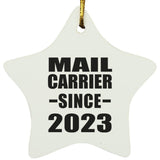 Mail Carrier Since 2023 - Star Ornament