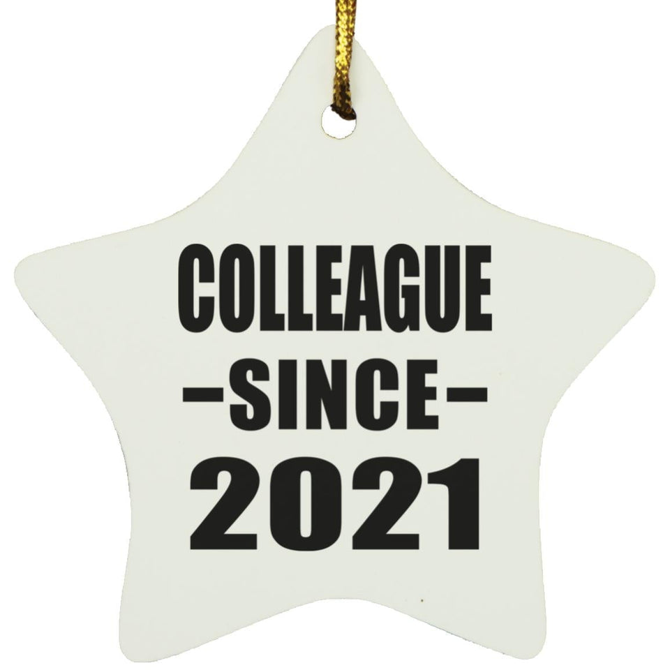 Colleague Since 2021 - Star Ornament