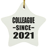 Colleague Since 2021 - Star Ornament